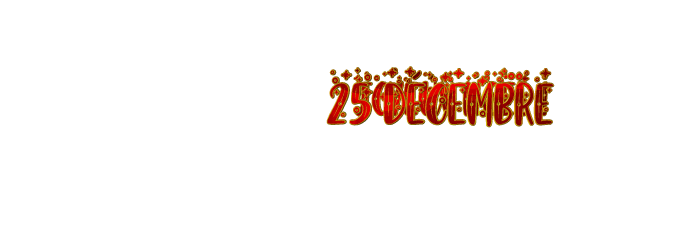 25 décembre,Joyeux Noël !
